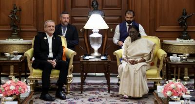 Meeting between the President of Iran and the President of India