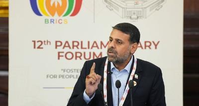 Head of Iranian Parliamentary Delegation Addresses 2026 BRICS Parliamentary Forum in New Delhi